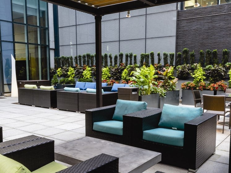 Outdoor Lounge at 27 on 27th, Long Island City, NY, 11101